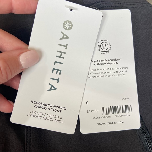 Athleta Headlands Hybrid Cargo II Tight - Picture 7 of 10